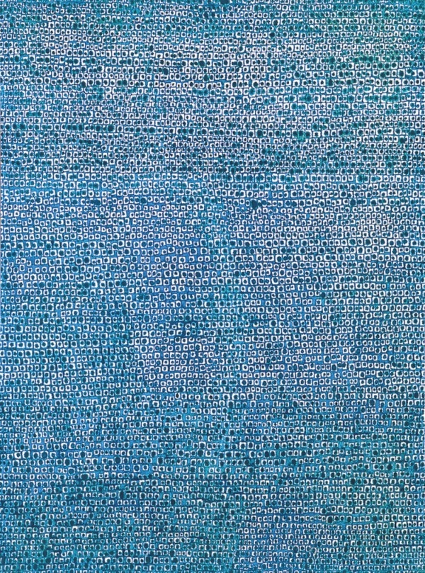 김환기作 '어디서 무엇이 되어 다시 만나랴'. 17-Ⅱ-70, 면에 유채, 205×153cm, 1970, 개인소장