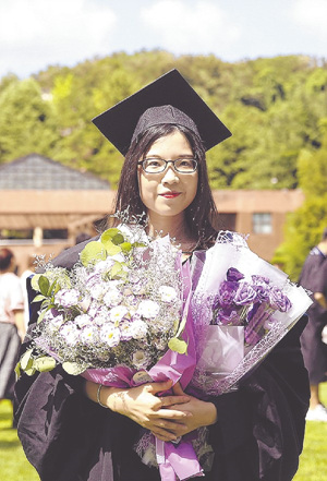 한류를 통해 한국어를 배우고 울산대학교에서 박사학위를 받고서 조국의 대학교수가 된 천지아리(陳佳莉·32) 씨.