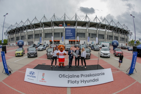 현대자동차는 'FIFA U-20 월드컵 폴란드 2019'의 경기 진행 및 선수 이동 등 운영 전반에 이용되는 대회 공식 차량 112대를 지원한다.
