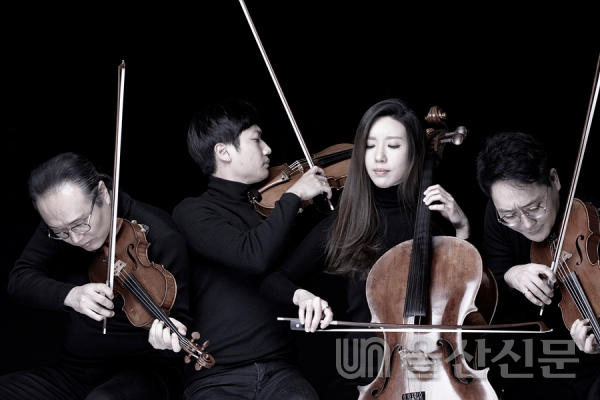 중구문화의전당에서 오는 14일 '조윤범의 렉쳐콘서트-작곡가 시리즈'를 공연하는 콰르텟엑스.