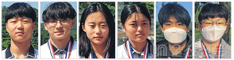 왼쪽부터 김환, 최진우, 이지민, 최윤아, 김현태, 김도연.