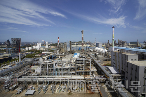세계 최대규모의 액화수소플랜트 공장을 준공할 예정인 울산시 효성 용연공장의 전경. 효성 제공