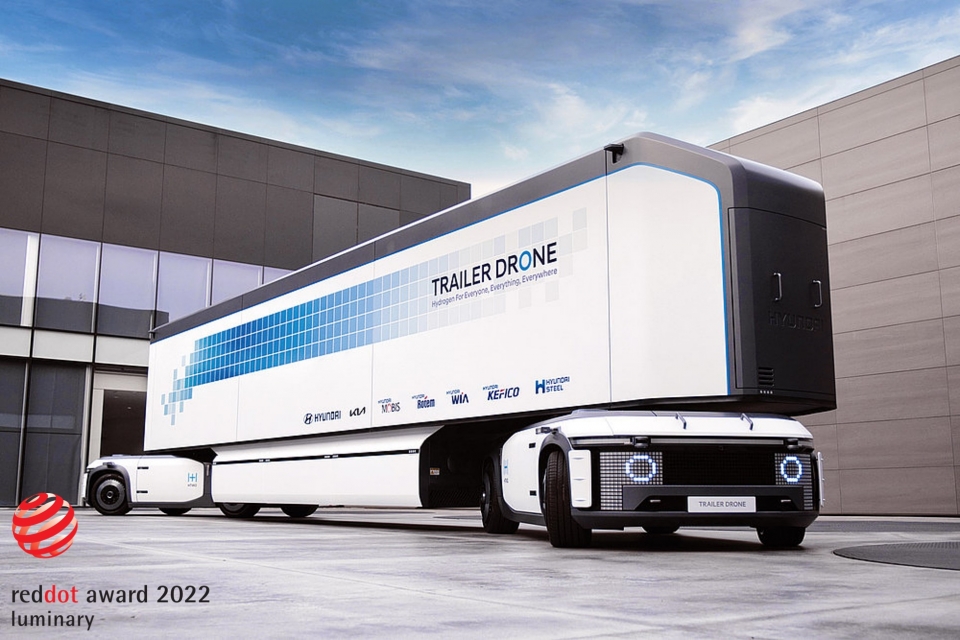 수소연료전지 기반 무인 운송 시스템 콘셉트 '트레일러 드론'. 현대차 제공
