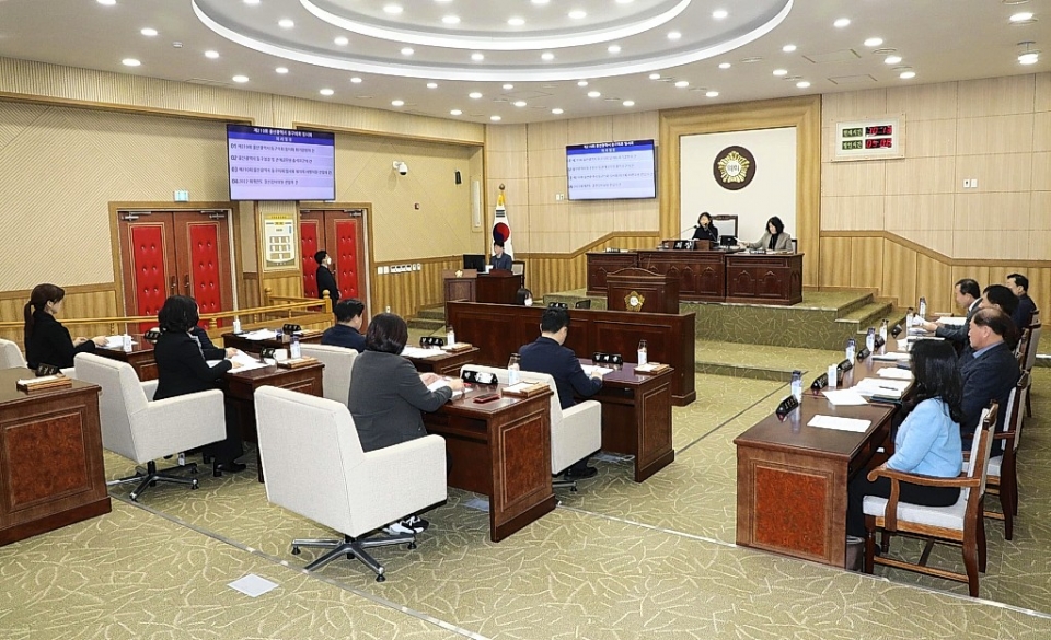 울산 동구의회는 7일 의사당에서 올해 첫 의사일정인 제210회 임시회를 개회했다. 동구의회 제공