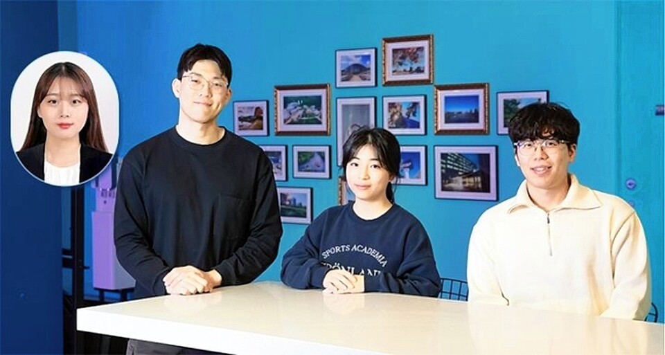 왼쪽부터 전희진, 김도현, 이지은, 김수빈 대학원생. UNIST 제공