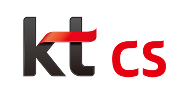 전화번호 안내사업 등 정보통신서비스업체인 KT CS 로고.
