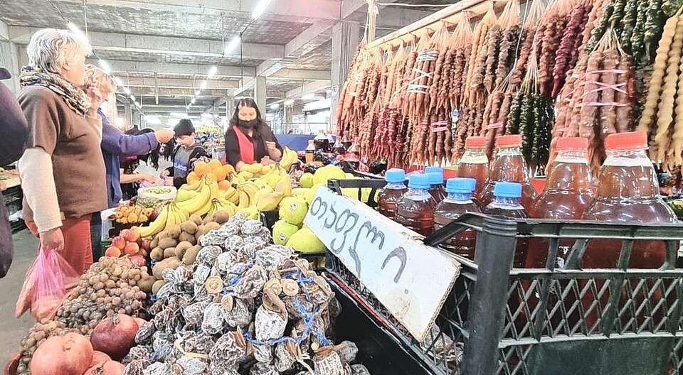 쿠타이시 시장. 이서원 시인 제공