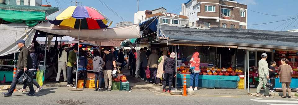 언양 알프스시장 장날 모습. 정은영 제공