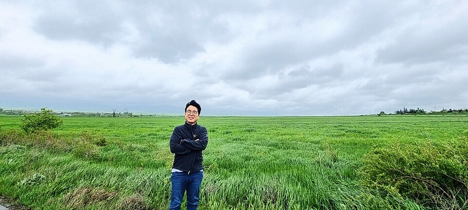 고리로 가는 길에서 만난 초원.&nbsp;이서원 제공