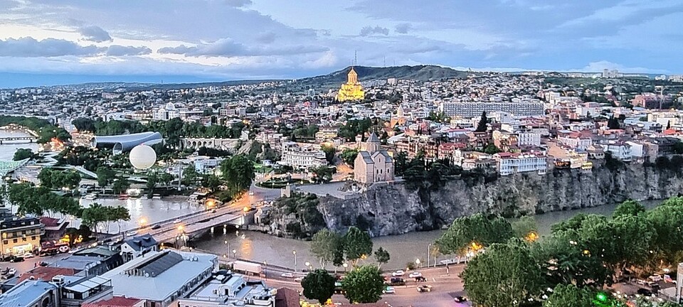 트빌리시 시내 전경.&nbsp;&nbsp;이서원 제공