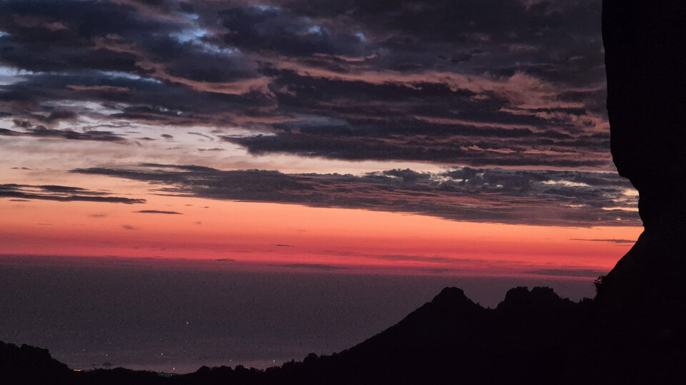 봉정암 일몰. 정은영 제공
