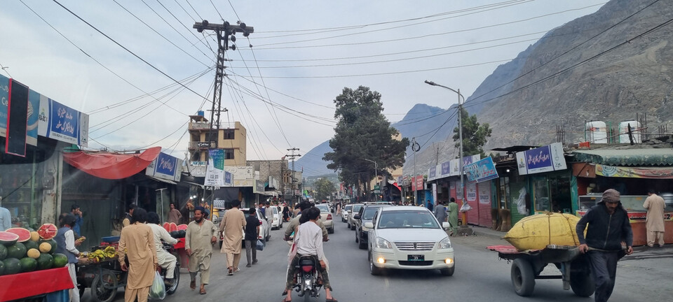 길기트 시내의 풍경. 이서원 제공