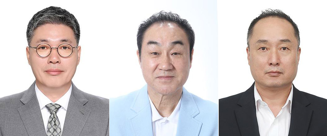 왼쪽부터 이준명 울산공업축제추진위원회 총감독, 김영규 울산광역시 문화원연합회 사무처장, 김정규 울산중구 문화의거리 문화예술업종협의회 회장.